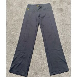 Lole Gray Pants Womens Small Black Stretch UPF 50 Flare Leggings Yoga‎ Running